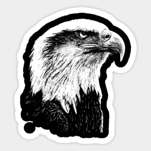 Eagle / Risograph Artwork Sticker